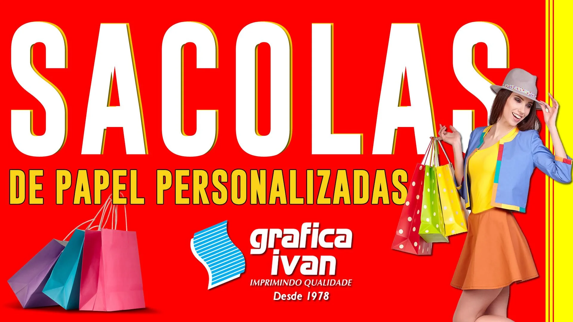 Sacolas de papel personalizadas