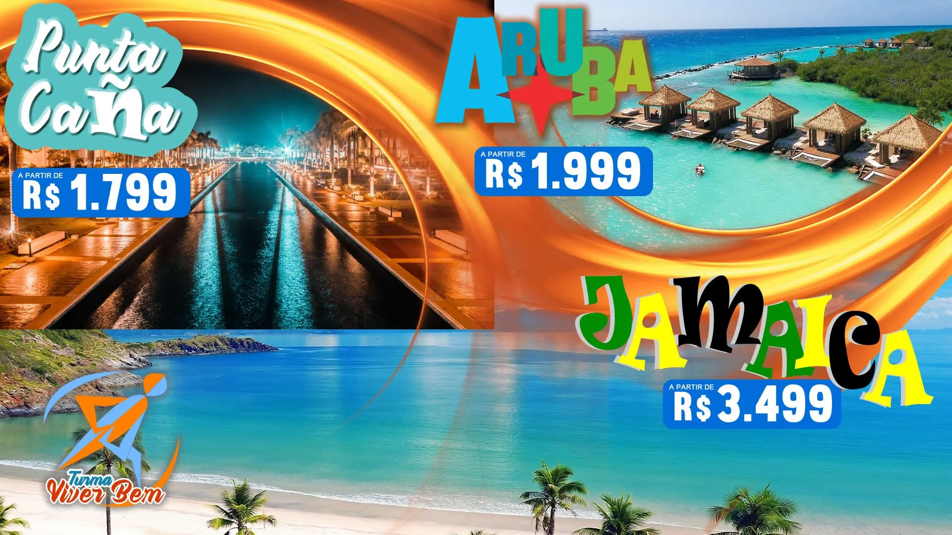Visite a Jamaica – Punta Cana – Aruba